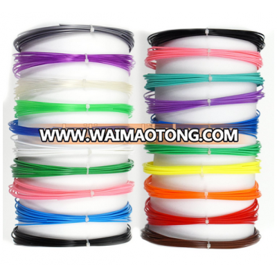 Wholesale price 1.75mm PLA ABS 3D pen filament for 3D printing pen